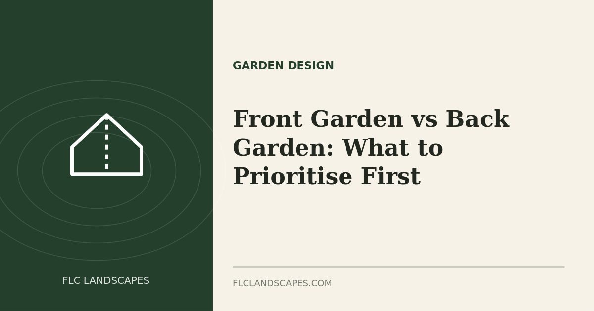 Front vs Back Garden Landscaping