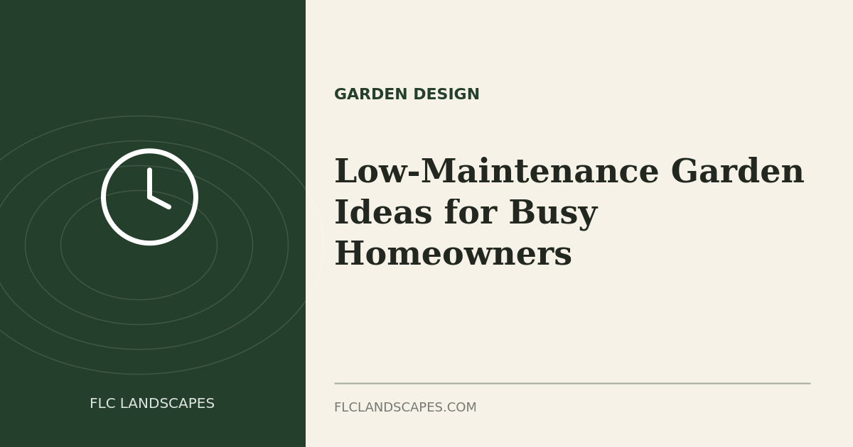 Low-Maintenance Garden